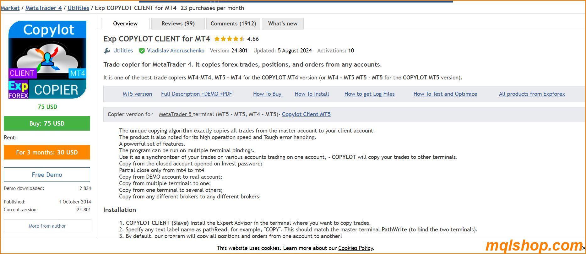 overview of exp copylot master client ea 1