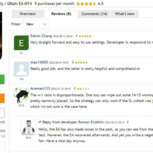 GRain EA MT4 user reviews