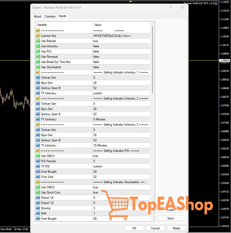 Nuclear-Profit-EA-MT4-settings