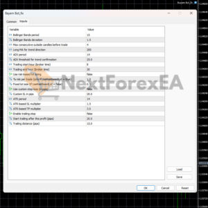 Bayern Bot MT5 Inputs