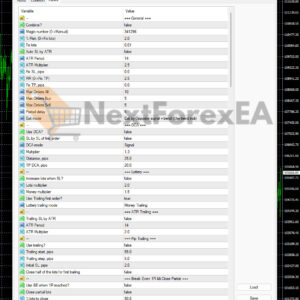 Catarina Devon EA MT4 Inputs 1