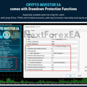 Crypto Investor EA MT4 inputs