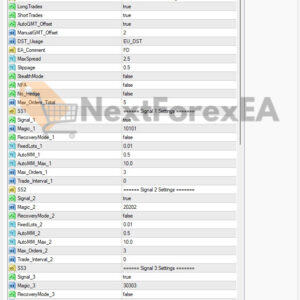 Forex Diamond EA MT4 EU settings 1