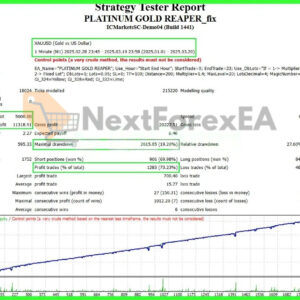 PLATINUM GOLD REAPER EA MT4 balance 5000 backtest