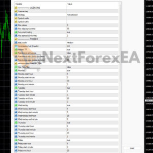 Powerhouse EA MT4 Inputs 1