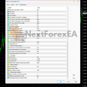 Prop Leader EA MT4 Inputs 2