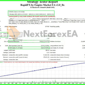 RapidFX by Empire Market EA MT4 EU Blance 2000 Backtest
