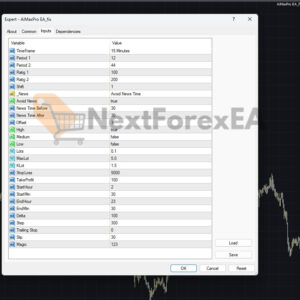 AiMaxPro EA MT4 Inputs