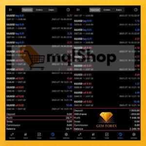 Gem Forex Scalper EA MT5 live trading 3