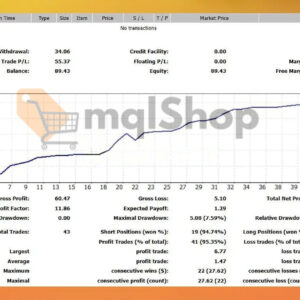 IS New Project EA MT4 Backtest