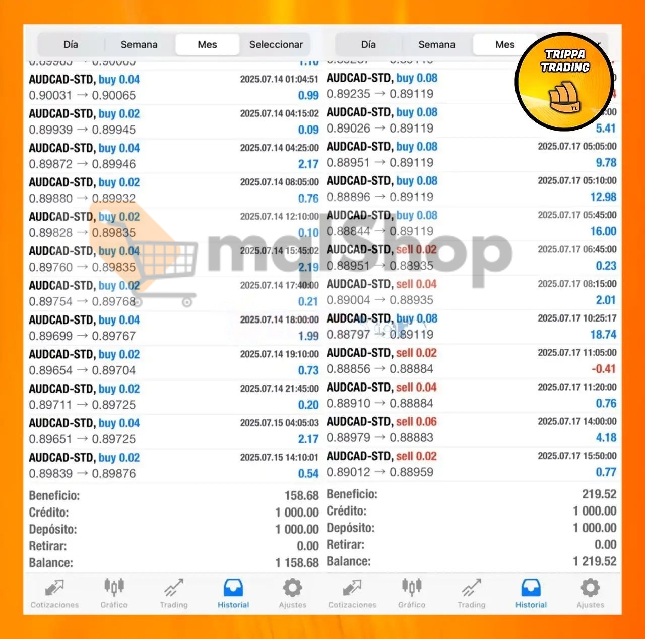 TrippaTrading AI EA MT4 Live trading 4