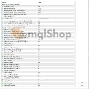 Diamond Pro MT5 Inputs 1