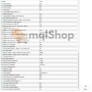 Diamond Pro MT5 Inputs 2