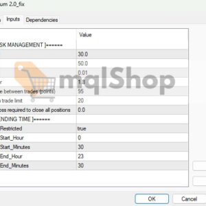 Parabellum EA MT4 Inputs