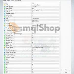 Aura-Scalper-Engine-MT4-Settings-Panel